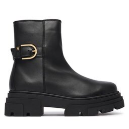 Tommy Hilfiger Боти Leather Chunky Th Buckled Boot FW0FW09549