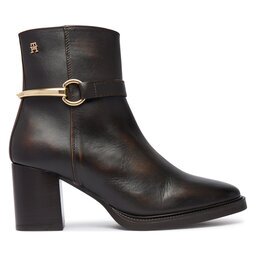 Tommy Hilfiger Боти TH Stud Heel Riding Ankle Boot FW0FW09552