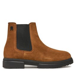 Tommy Hilfiger Боти тип челси Casual Cleated Suede Chelsea FM0FM05037