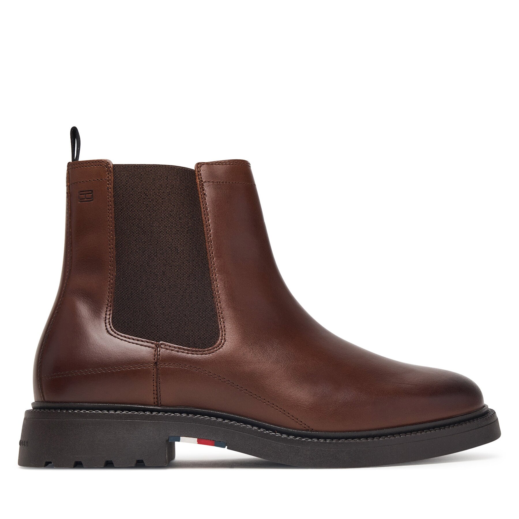 Tommy Hilfiger Боти тип челси Corporate Casual Lth Chelsea FM0FM05966