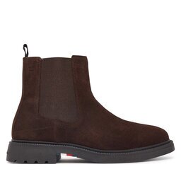 Tommy Hilfiger Боти тип челси Corporate Casual Suede Chelsea FM0FM05952