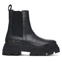 Tommy Hilfiger Боти тип челси Leather Chunky Chelsea Boot FW0FW09679