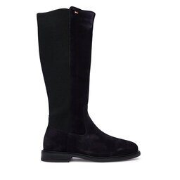 Tommy Hilfiger Ботуши Enamel Flag Suede High Chelsea FW0FW09574