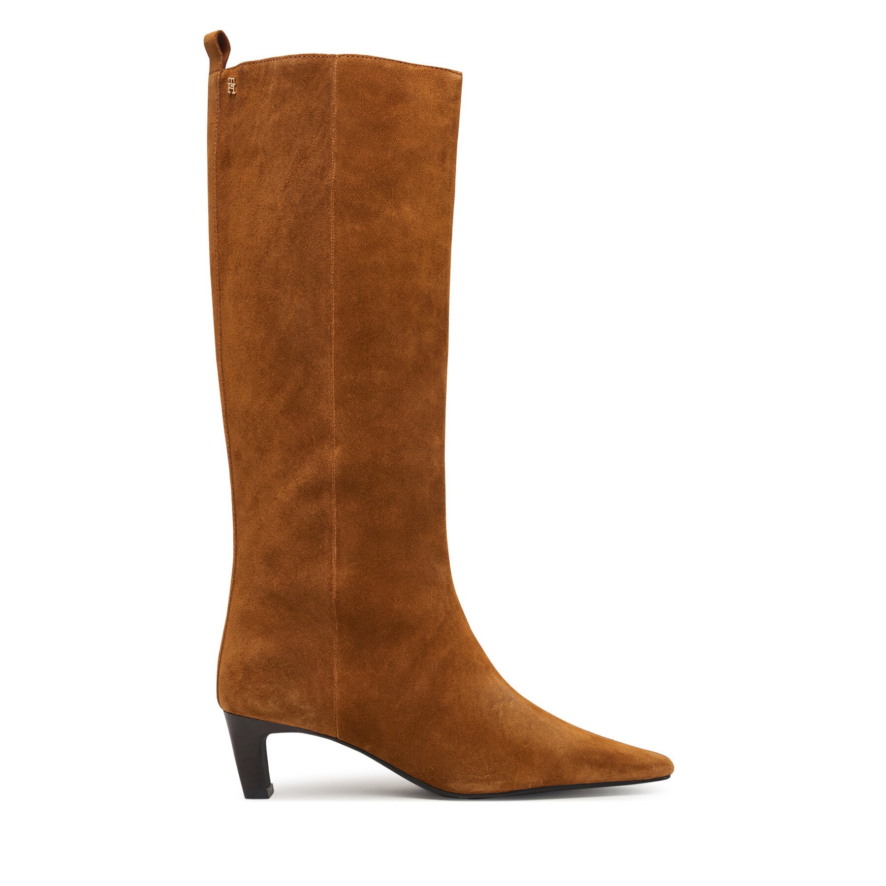 Tommy Hilfiger Ботуши Kitten Heel Suede High Boot FW0FW09655