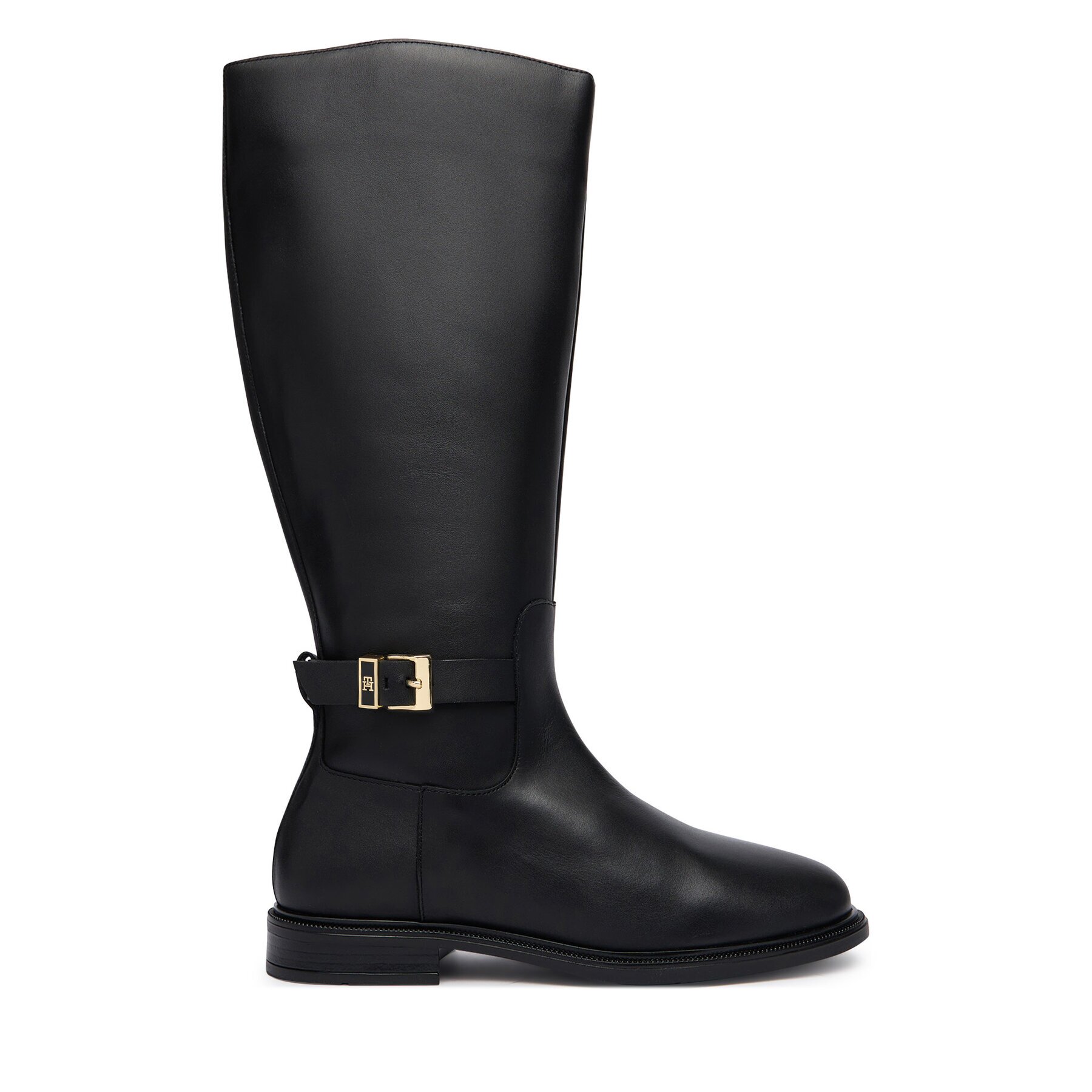 Tommy Hilfiger Ботуши Th Buckle Leather Knee Boot FW0FW09572