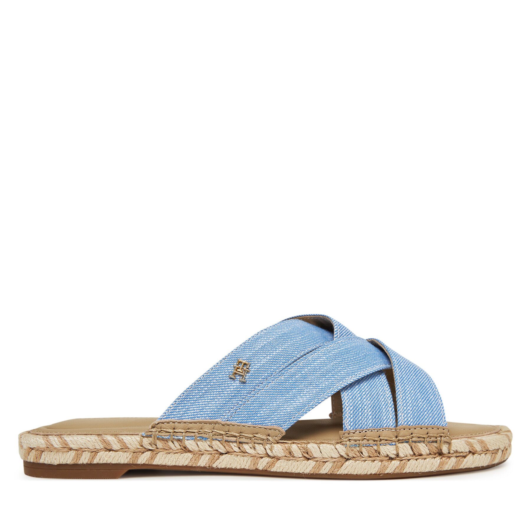 Tommy Hilfiger Чехли Chambray Espadrille Mule FW0FW08501