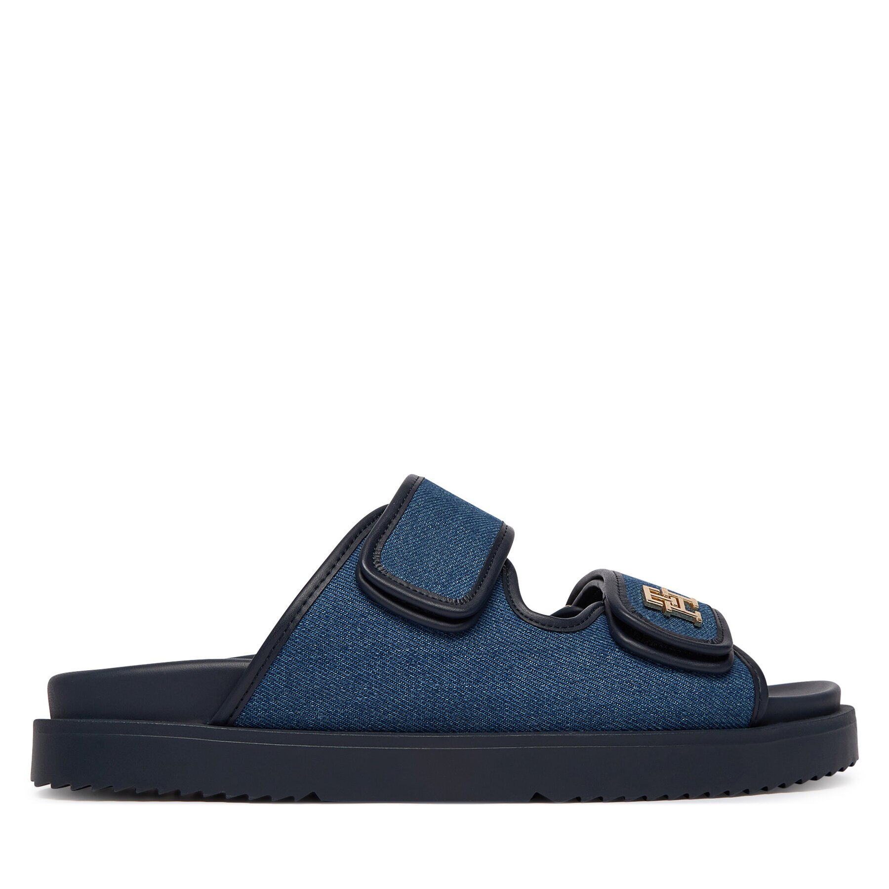 Tommy Hilfiger Чехли Double Strap Denim Sandal FW0FW09123