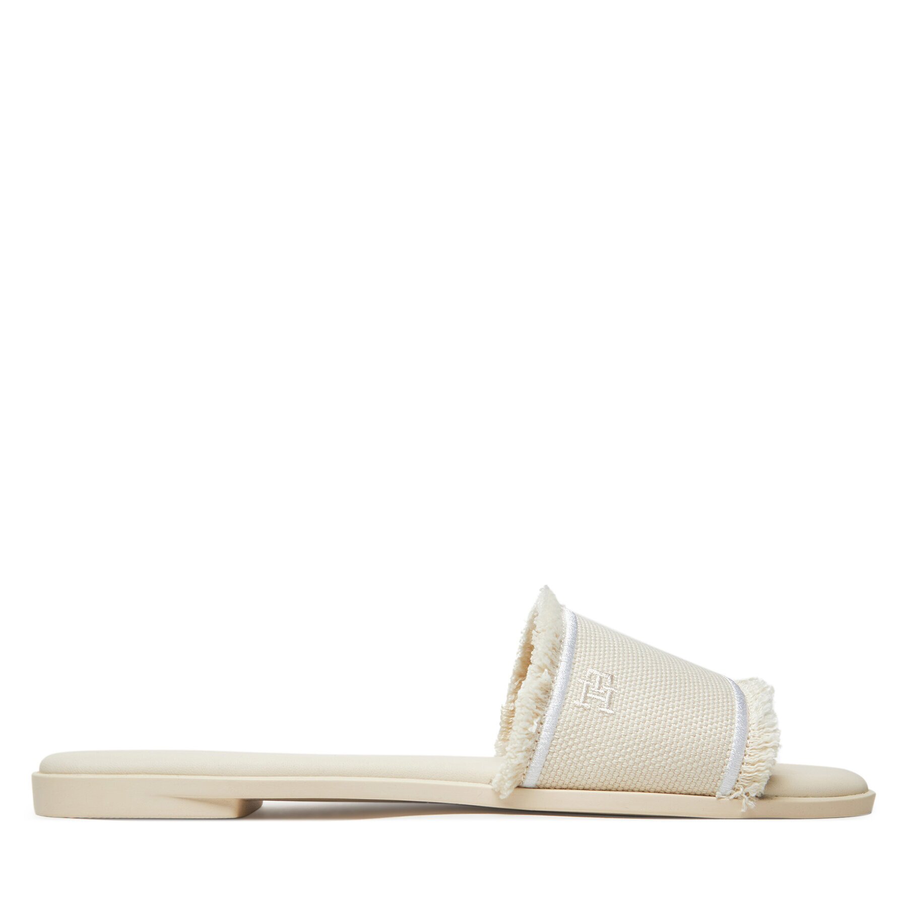 Tommy Hilfiger Чехли Fringe Canvas Flat Sandal FW0FW08908