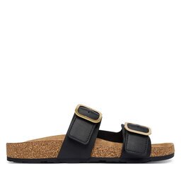 Tommy Hilfiger Чехли Leather Double Strap Cork Sandals FW0FW09118