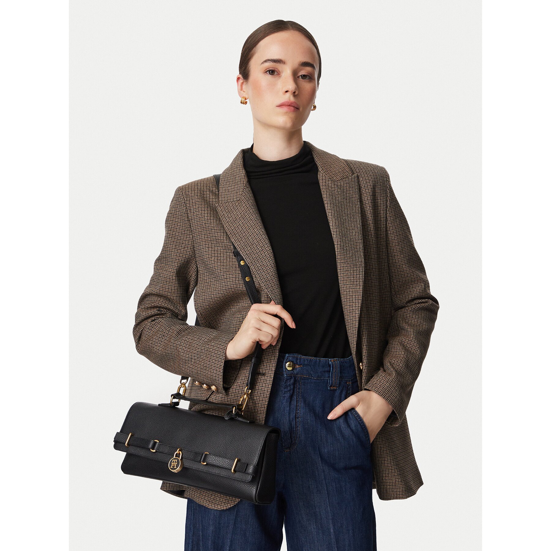 Tommy Hilfiger Дамска чанта American Icon Clutch AW0AW19214