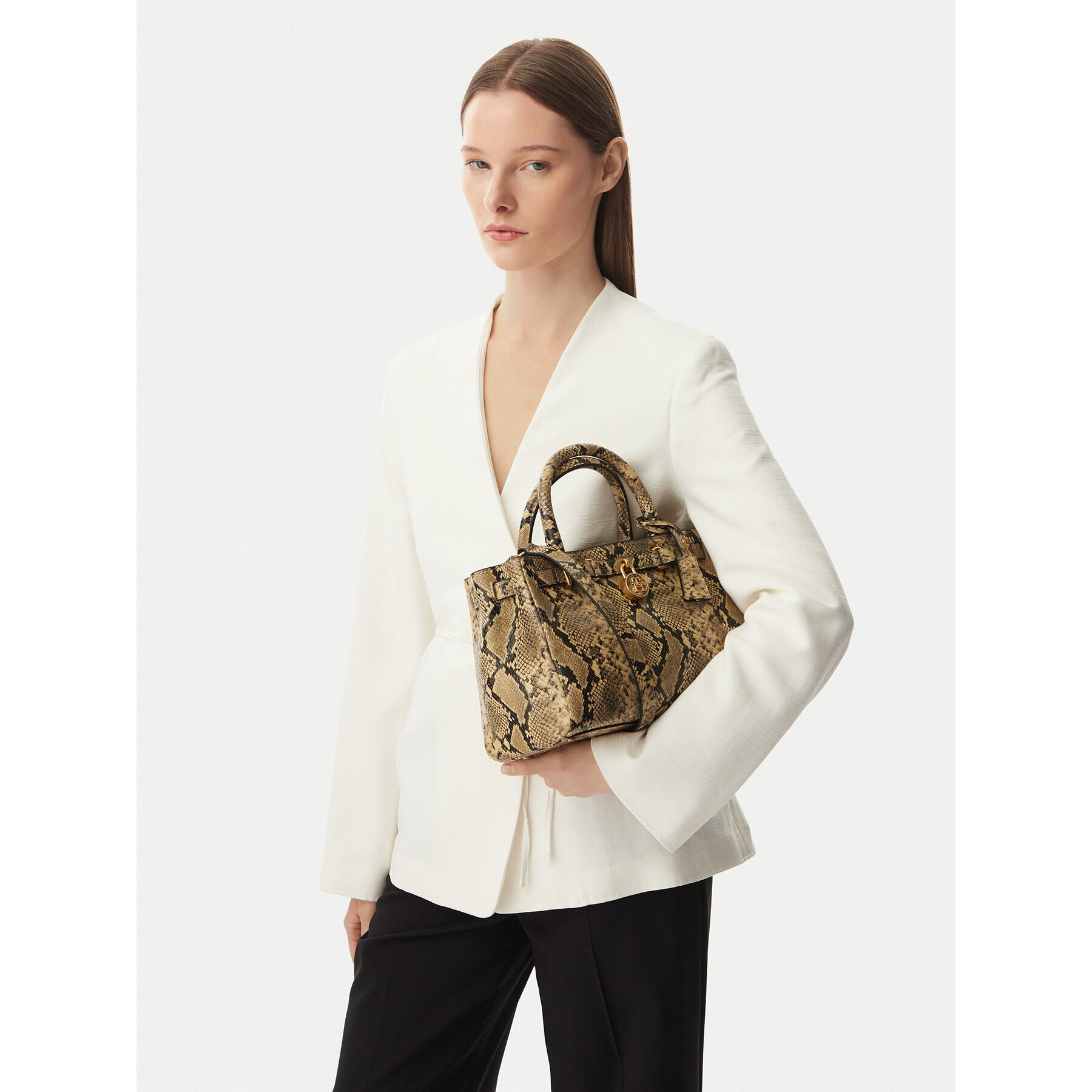 Tommy Hilfiger Дамска чанта American Icon Mini Tote Snake AW0AW18818