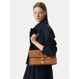 Tommy Hilfiger Дамска чанта Crest Leather Conv Shoulder Bag AW0AW19015