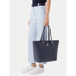 Tommy Hilfiger Дамска чанта Emblem Shopper AW0AW15178