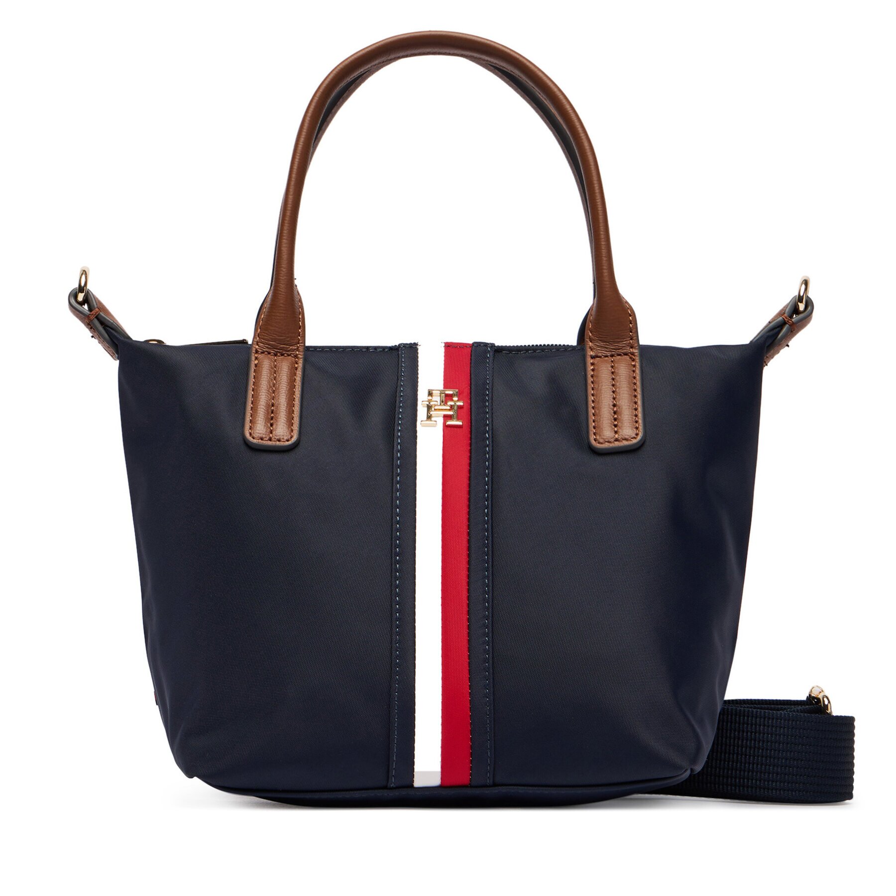 Tommy Hilfiger Дамска чанта Popette Mini Tote Corp AW0AW19025