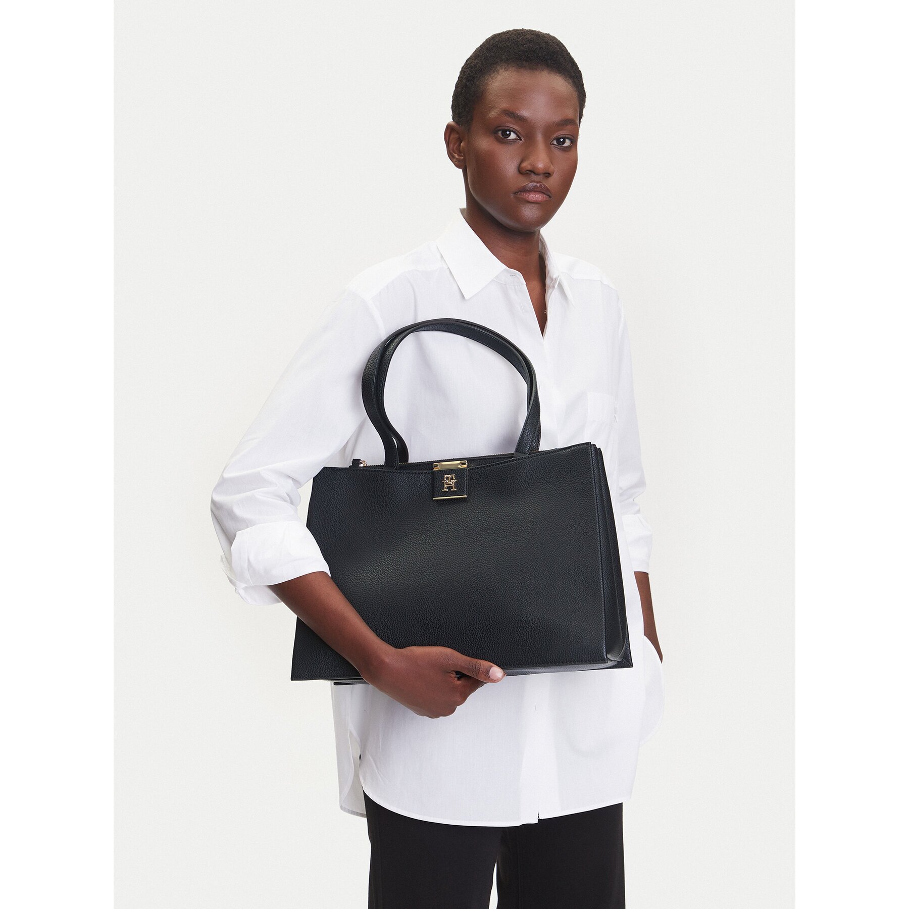 Tommy Hilfiger Дамска чанта Th Her Tote AW0AW17191