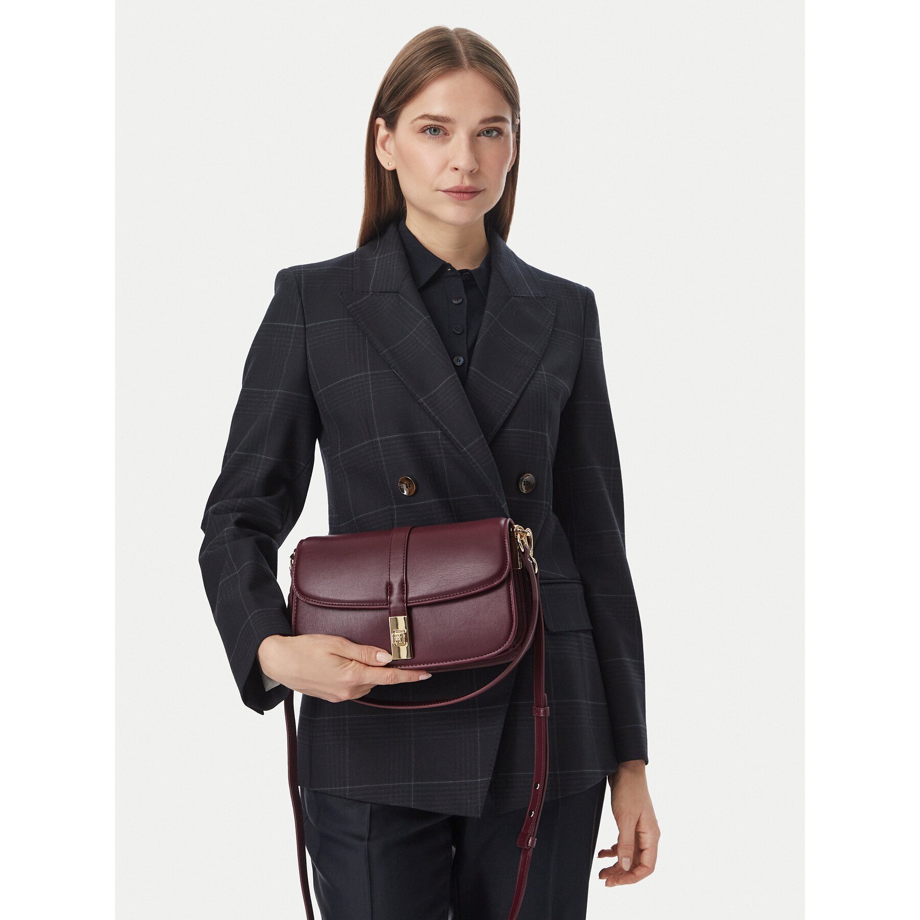 Tommy Hilfiger Дамска чанта Th Heritage Conv Crossover AW0AW19321