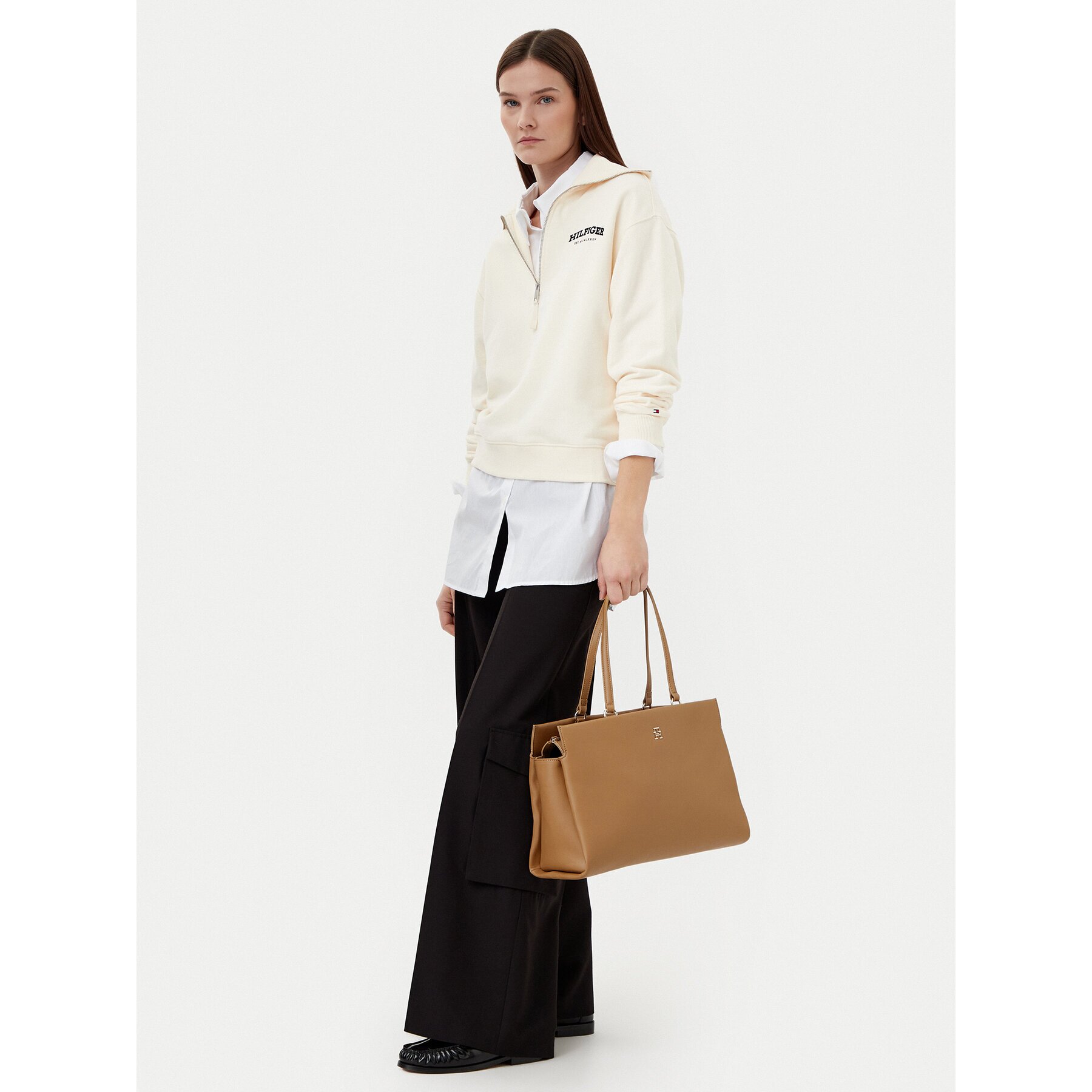 Tommy Hilfiger Дамска чанта Th Legacy Tote AW0AW17197