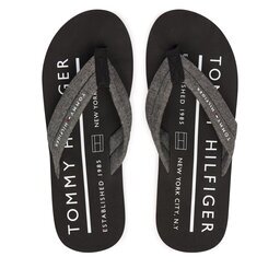 Tommy Hilfiger Джапанки Hilfiger Chambray Beach Sandal FM0FM05751