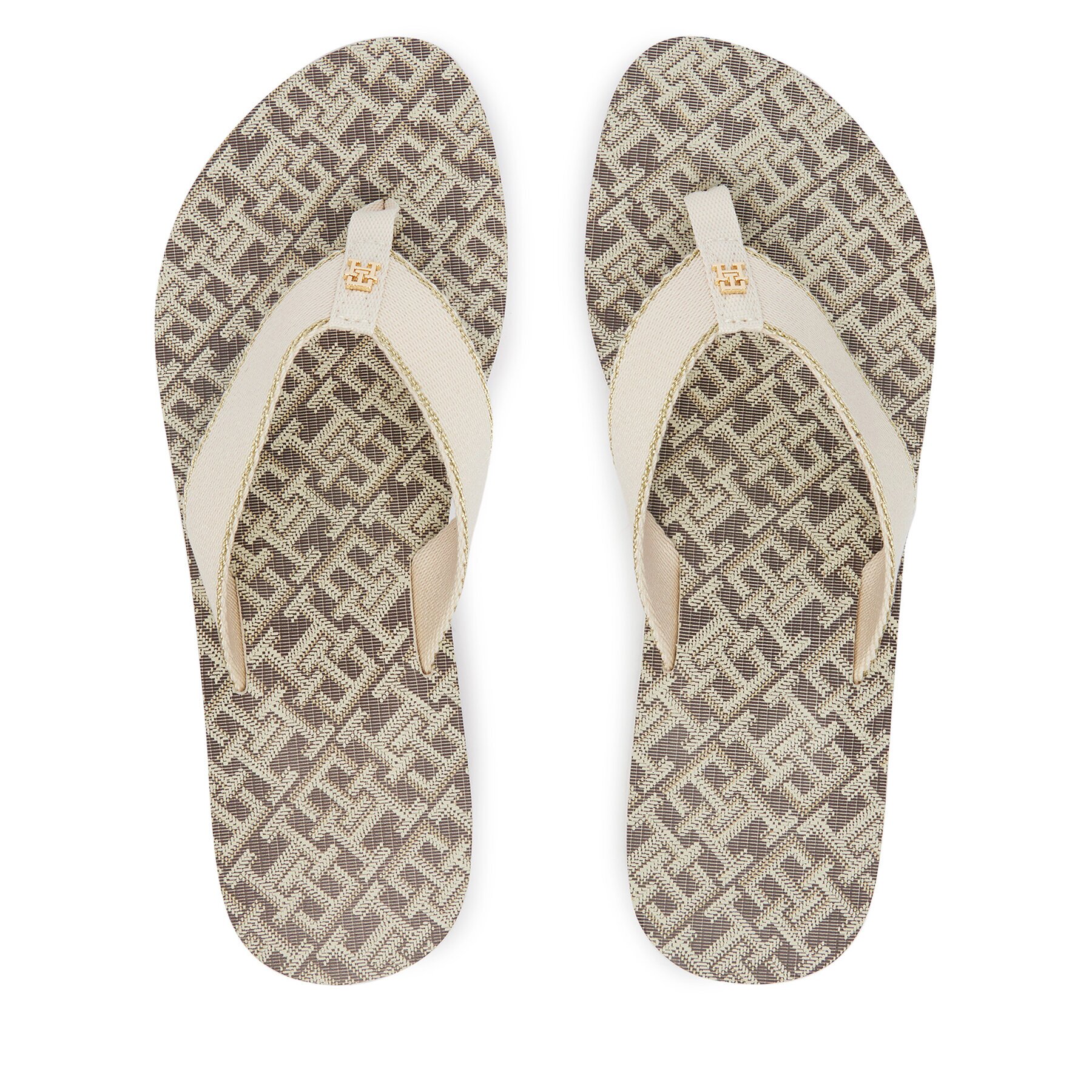 Tommy Hilfiger Джапанки Monogram Mid Wedge Sandal FW0FW09419