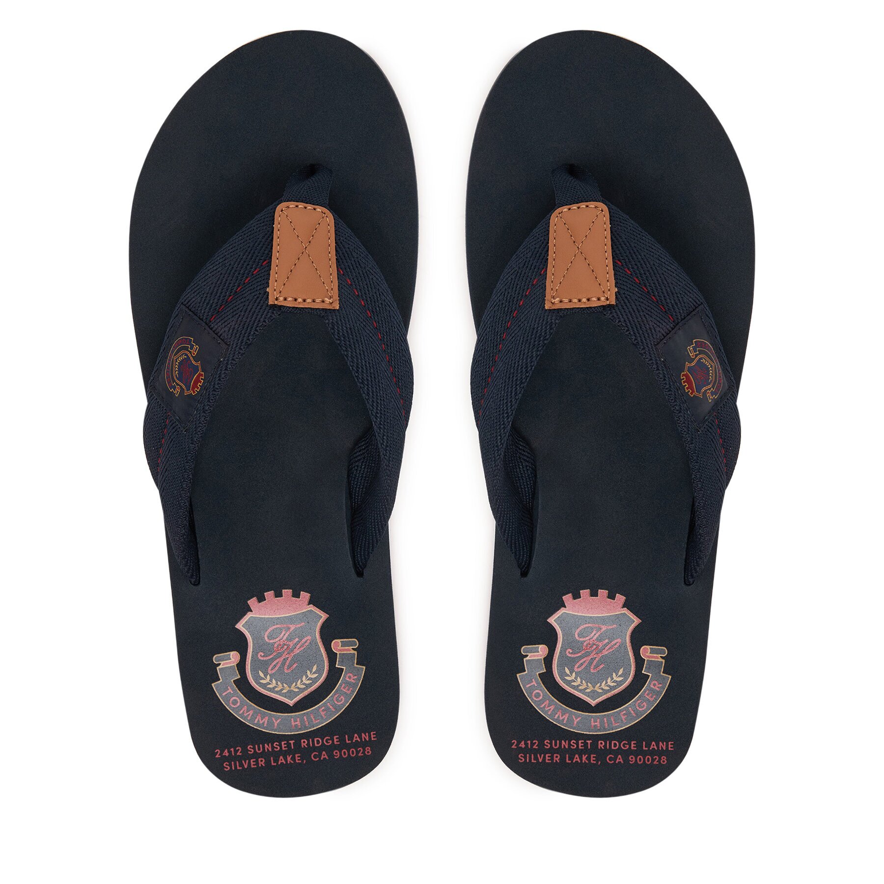 Tommy Hilfiger Джапанки Patch Hilfiger Beach Sandal FM0FM05804