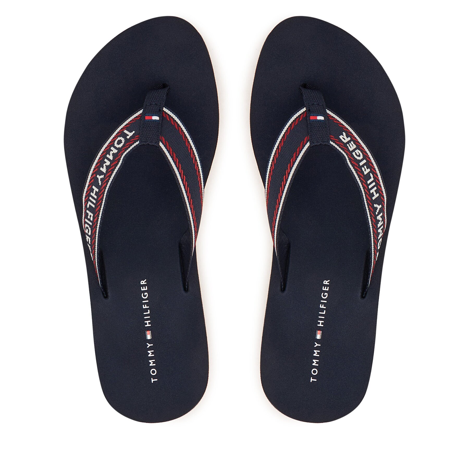 Tommy Hilfiger Джапанки Th Corporate Wedge Summer Sandal FW0FW09695