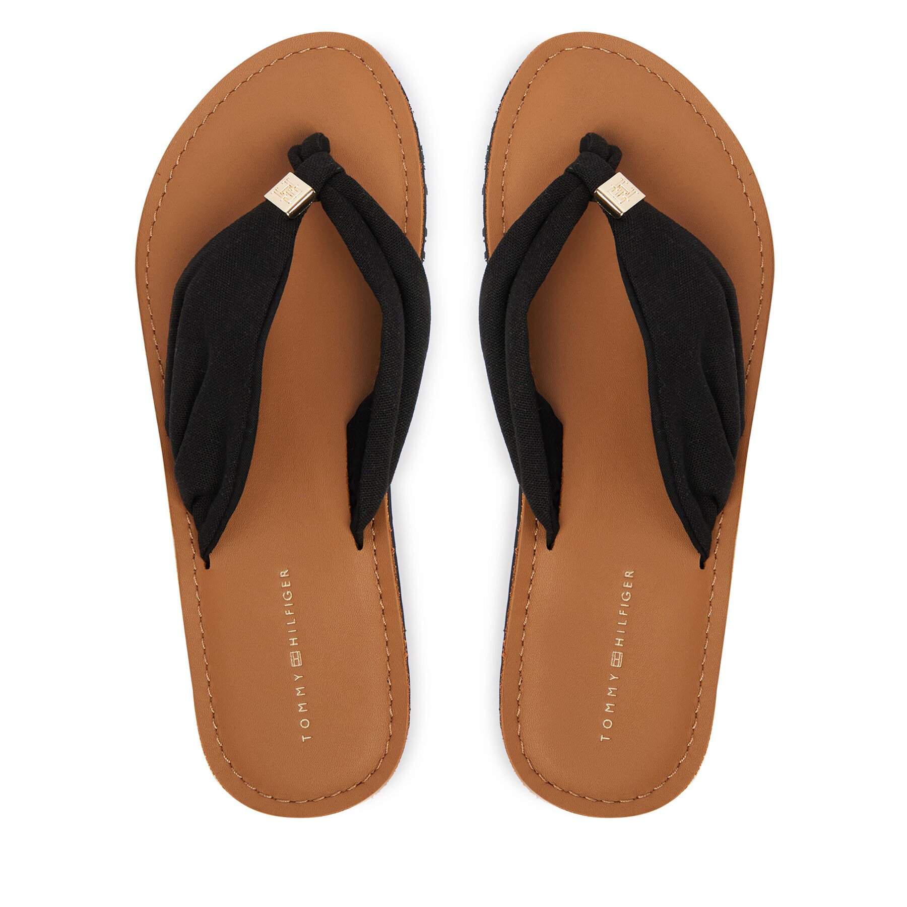 Tommy Hilfiger Джапанки Th Ltr Footbed Summer Sandal FW0FW09194