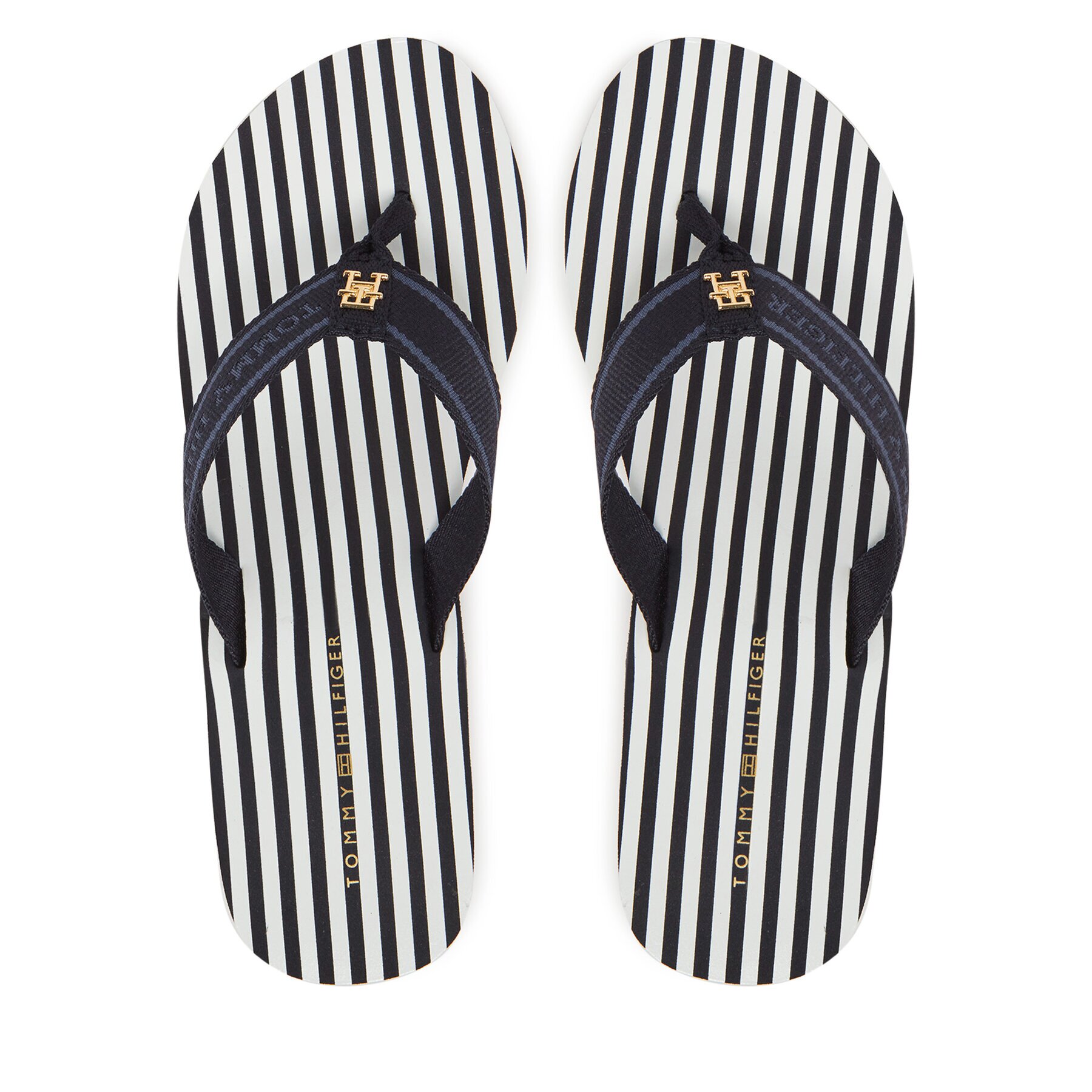 Tommy Hilfiger Джапанки Th Stripes Wedge Beach Sandal FW0FW08521