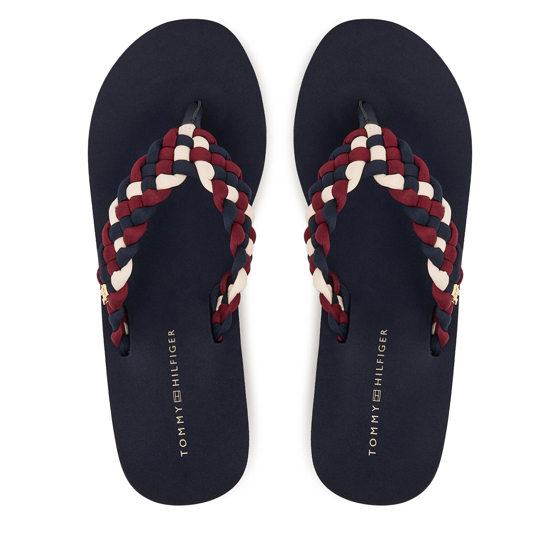 Tommy Hilfiger Джапанки Th Wedge Braided Summer Sandal FW0FW09198