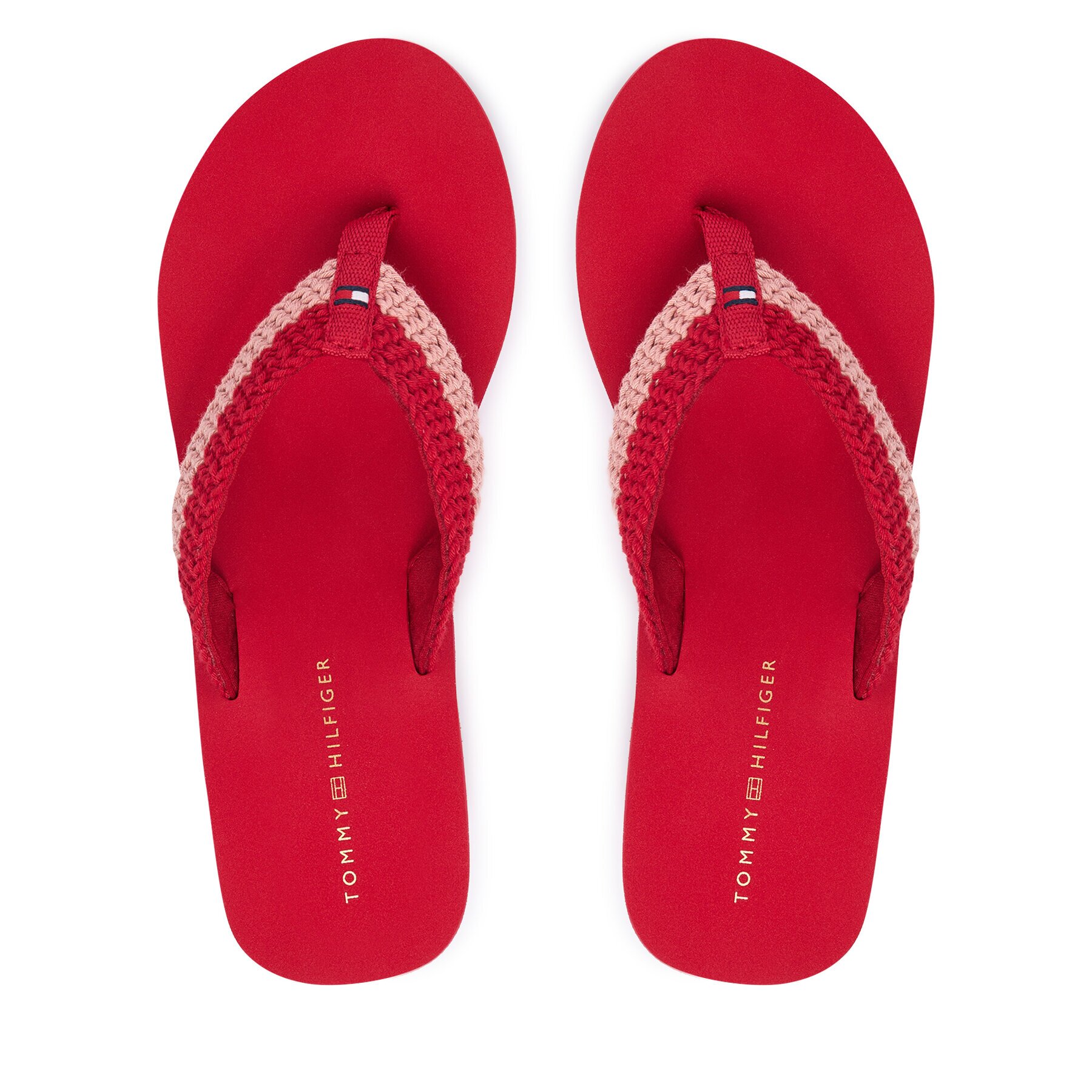 Tommy Hilfiger Джапанки Th Wedge Crochet Summer Sandal FW0FW09420