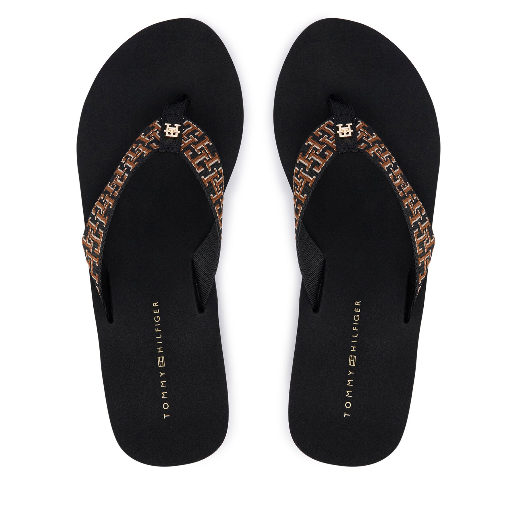 Tommy Hilfiger Джапанки Wedge Summer Sandal Mono FW0FW09698