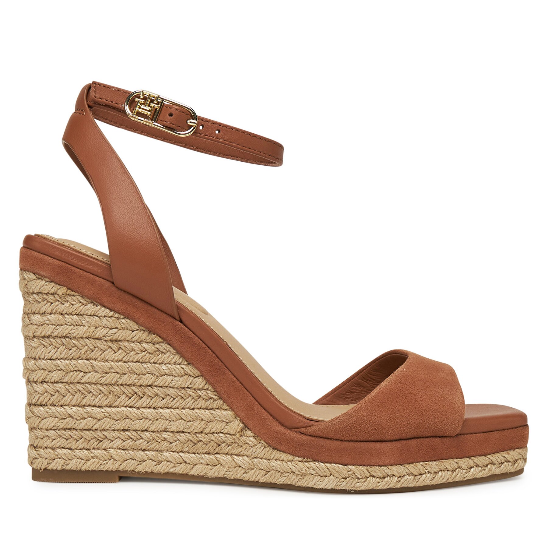Tommy Hilfiger Еспадрили Leather & Suede High Wedge Espad FW0FW08803