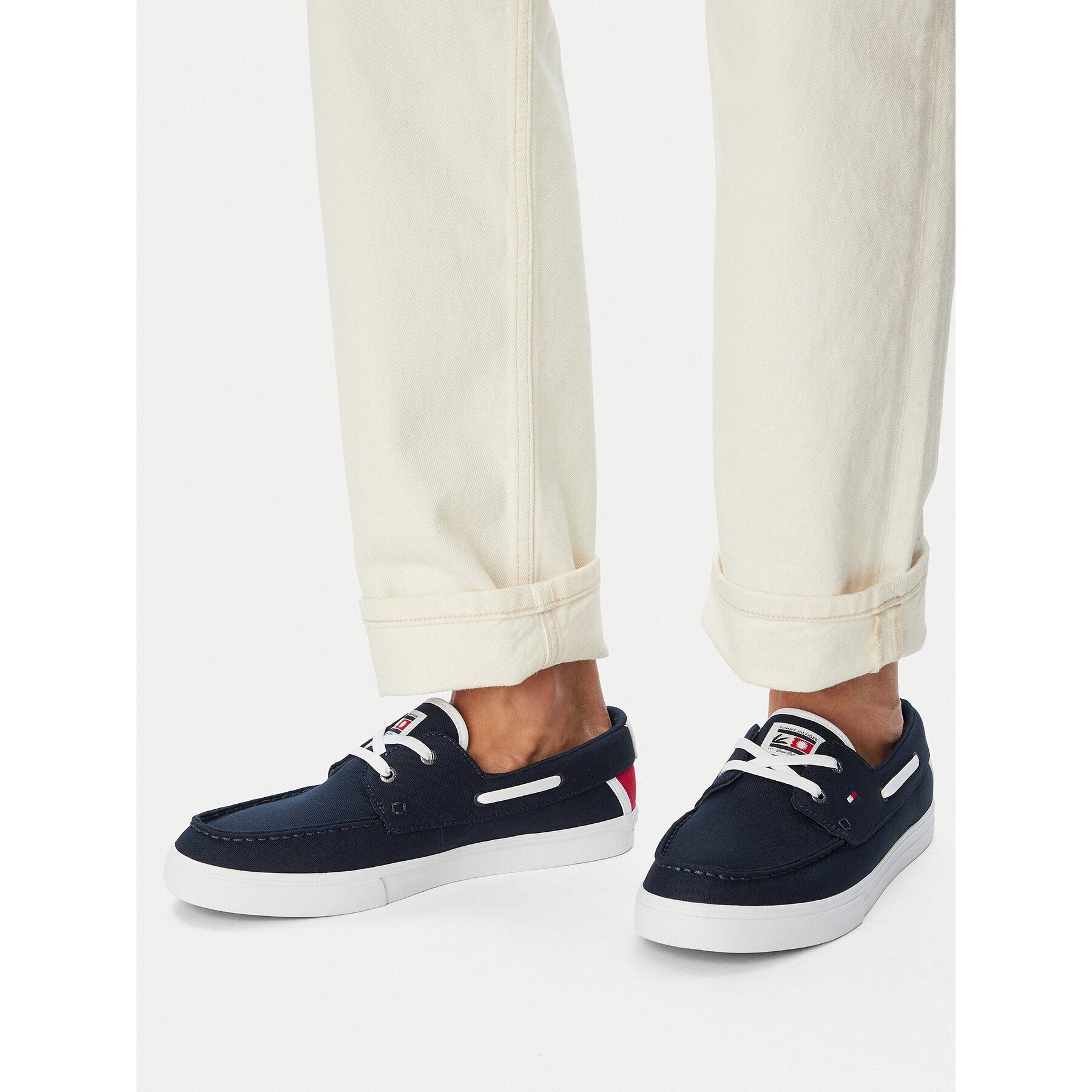 Tommy Hilfiger Гуменки Th Boat Vulc Sneaker Canvas FM0FM05877