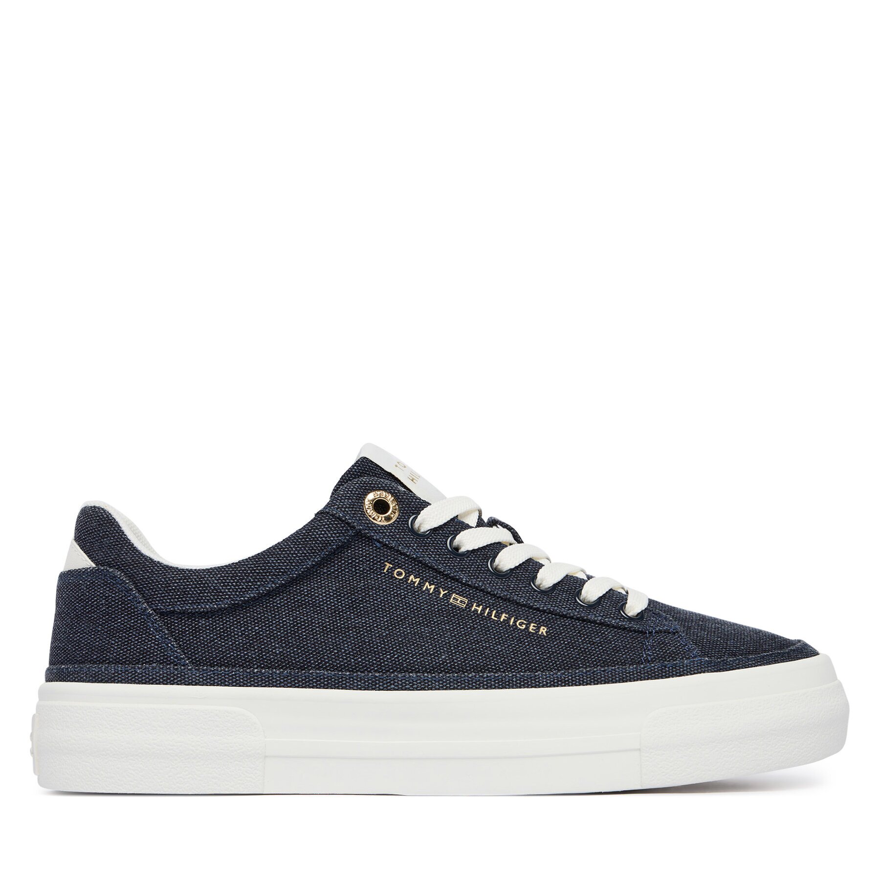 Tommy Hilfiger Гуменки Th Foxing Platform Washed Canvas FW0FW09172