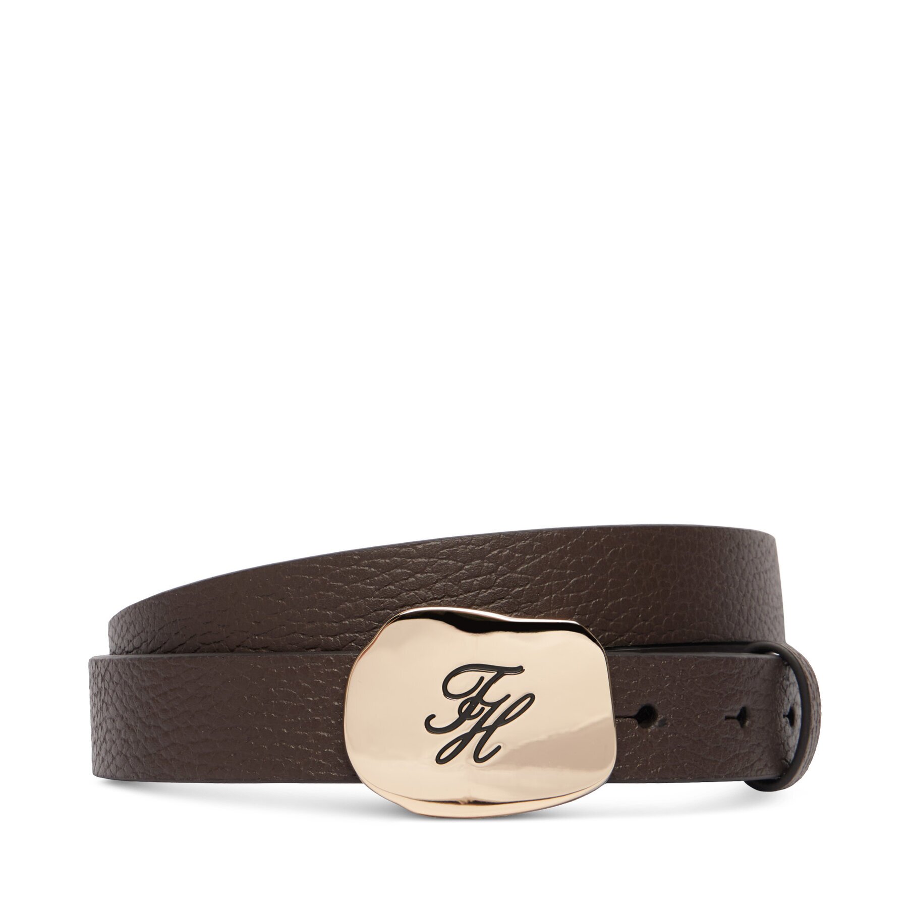 Tommy Hilfiger Колан Th Plaque 2.5 Pebble AW0AW19152