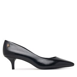 Tommy Hilfiger Обувки на ток Kitten Heel Court Leather Shoe FW0FW09526