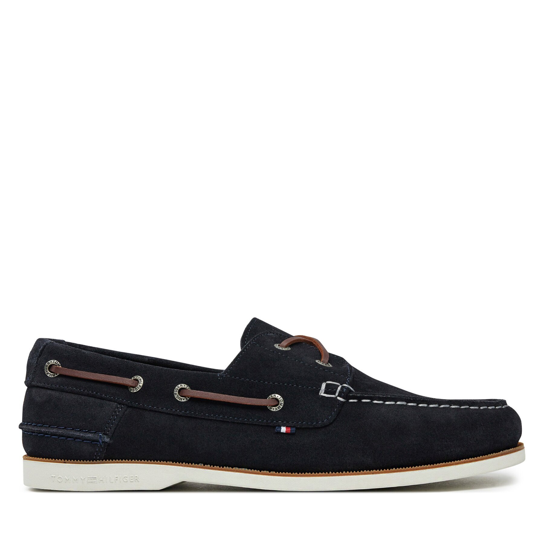 Tommy Hilfiger Обувки Th Boat Shoe Core Suede FM0FM05387