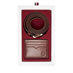 Tommy Hilfiger Компелкт калъф за карти и колан Th Crest Belt And Cc Holder AM0AM13934