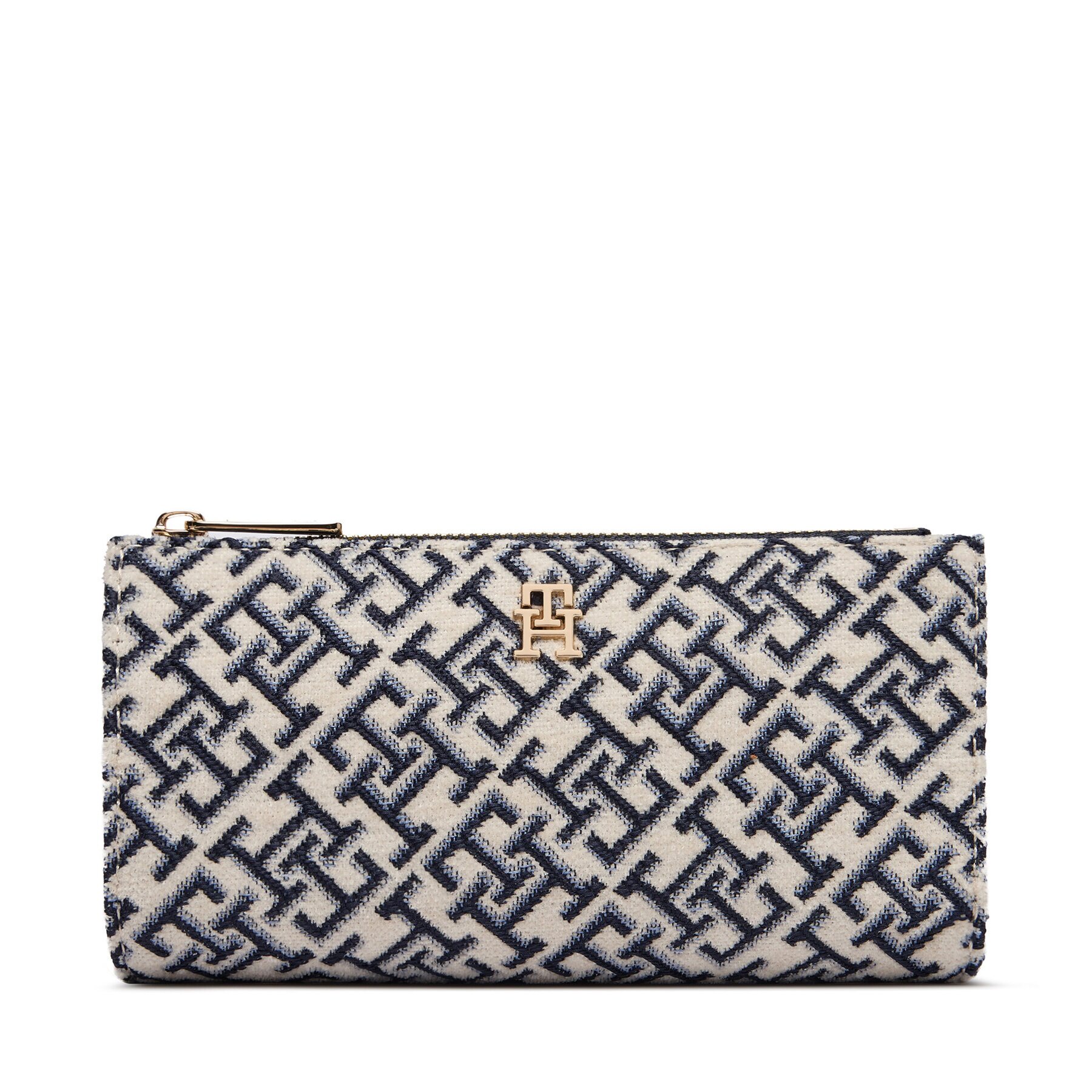 Tommy Hilfiger Портфейл Th Icon Long Bifold Jacquard AW0AW19003