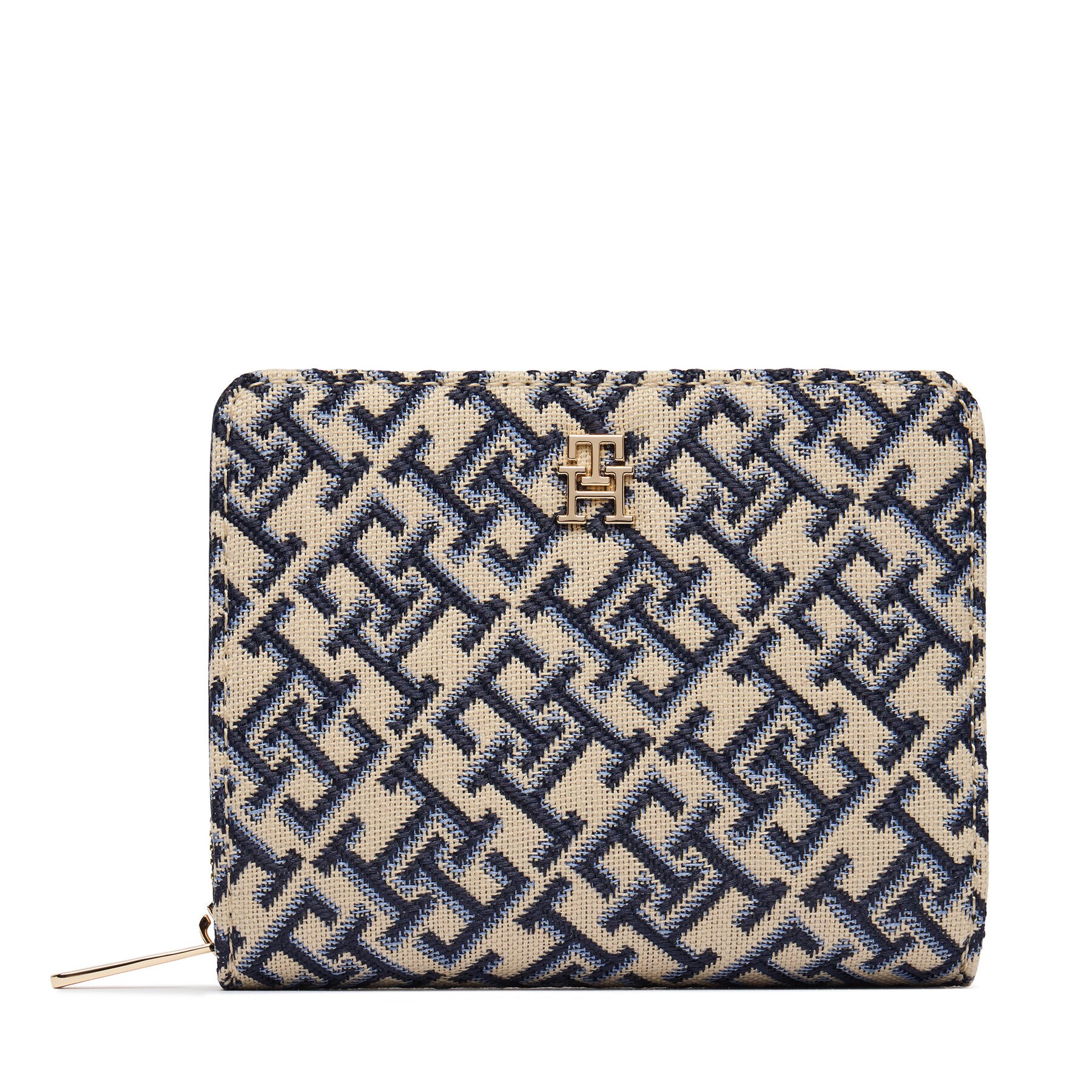 Tommy Hilfiger Портфейл Th Icon Med Za W/ Flap Jacquard AW0AW18759