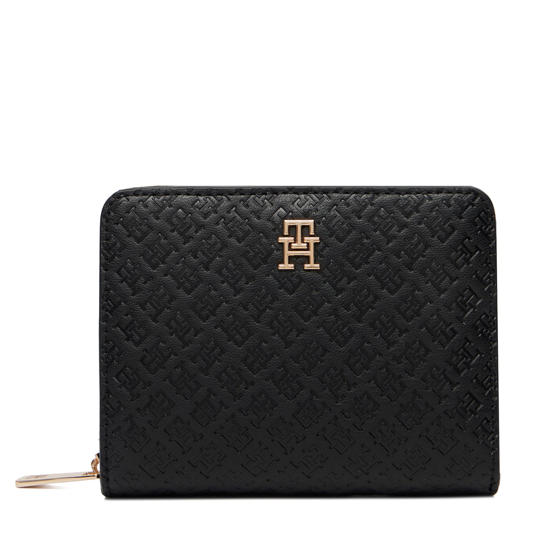 Tommy Hilfiger Портфейл Th Icon Med Za W/Flap Mono AW0AW18474