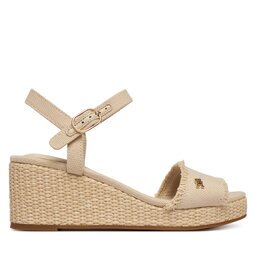 Tommy Hilfiger Сандали Mid Woven Wedge Espad Fringe FW0FW09470