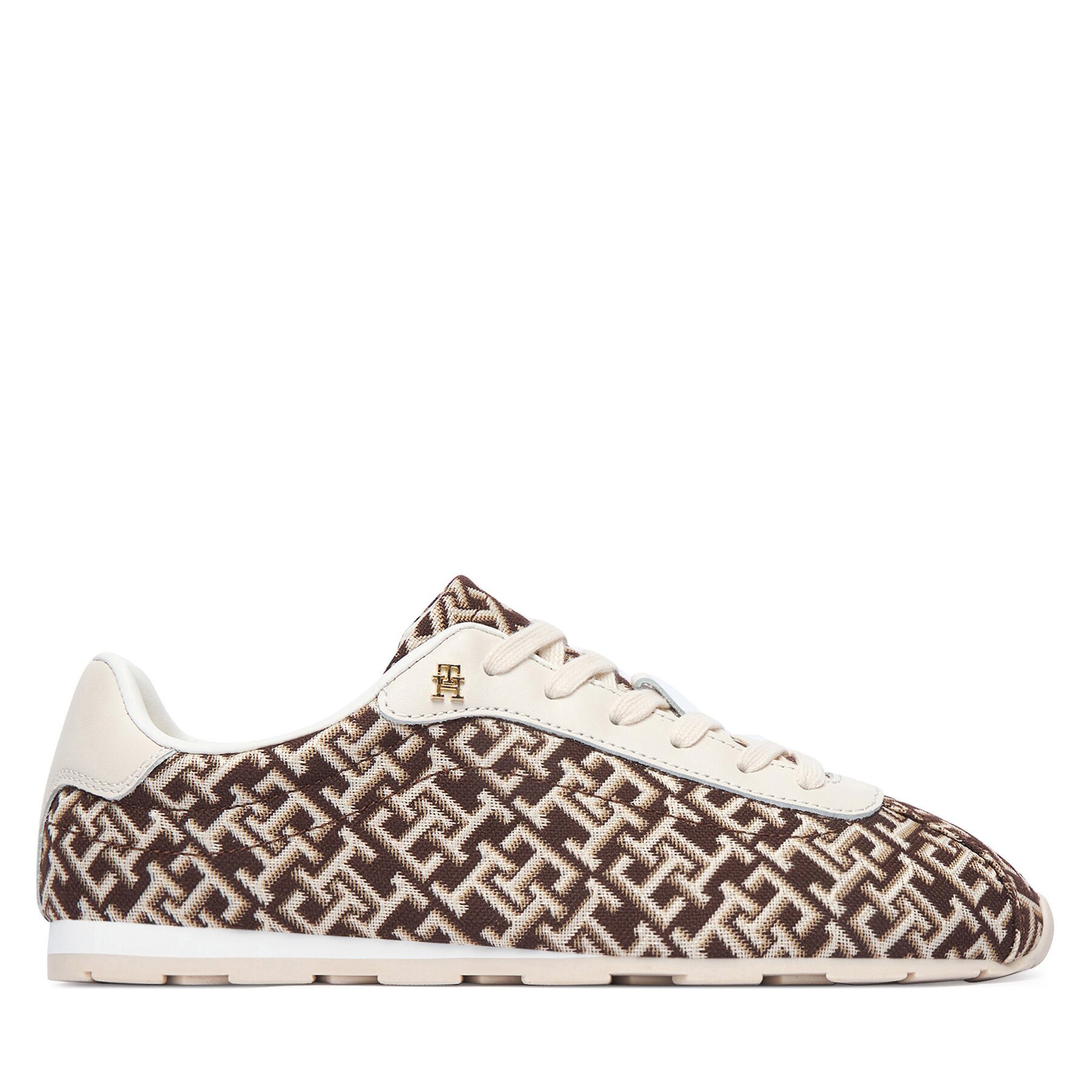 Tommy Hilfiger Сникърси Bella Monogram Sneaker FW0FW09523 Кафяв