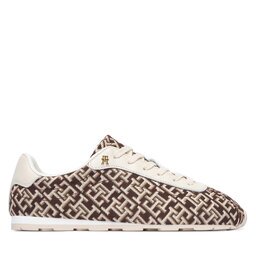 Tommy Hilfiger Сникърси Bella Monogram Sneaker FW0FW09523 Кафяв