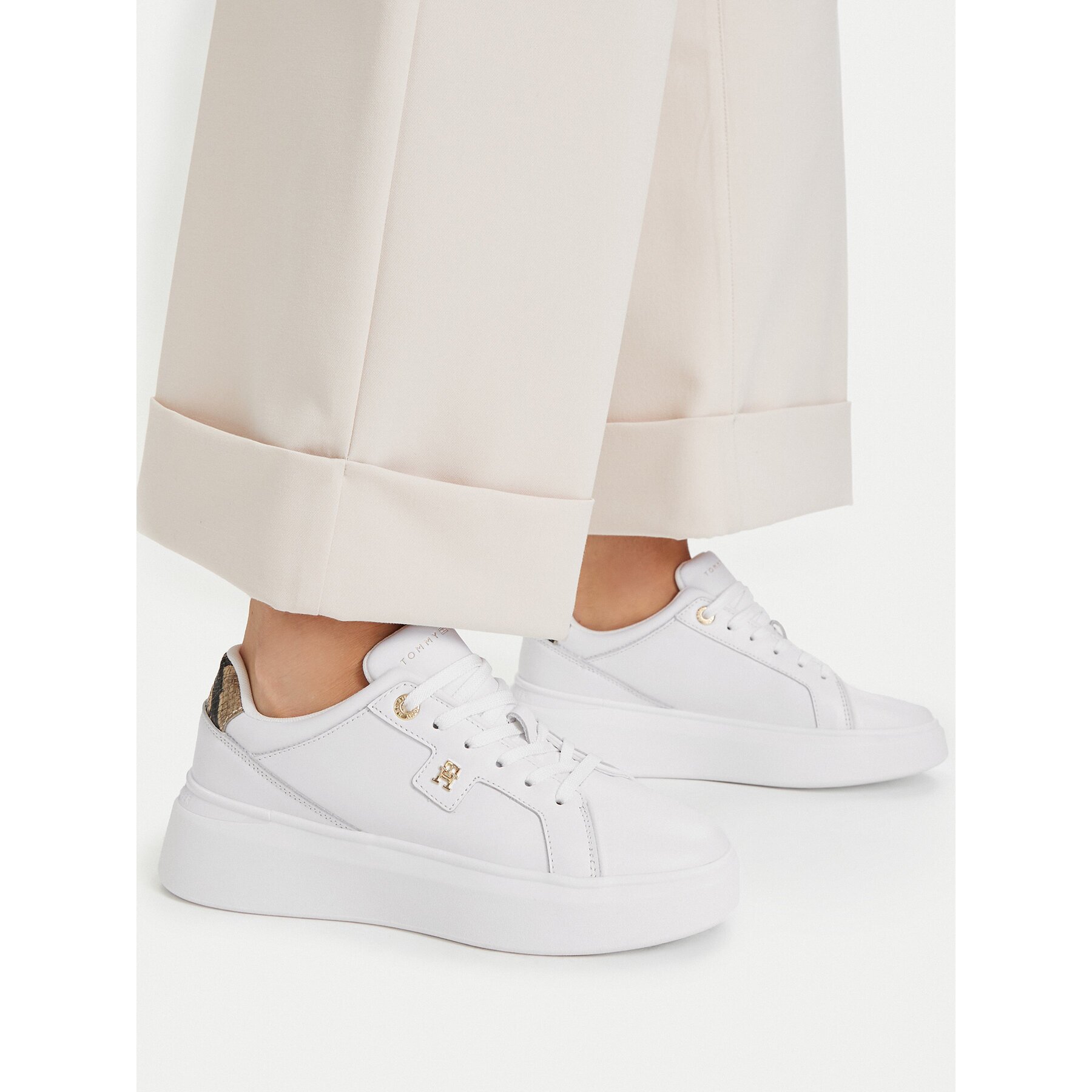 Tommy Hilfiger Сникърси Chic Platform Snake FW0FW09456