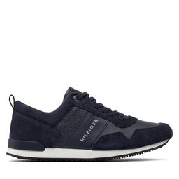 Tommy Hilfiger Сникърси Iconic Leather Suede Mix Runner FM0FM00924