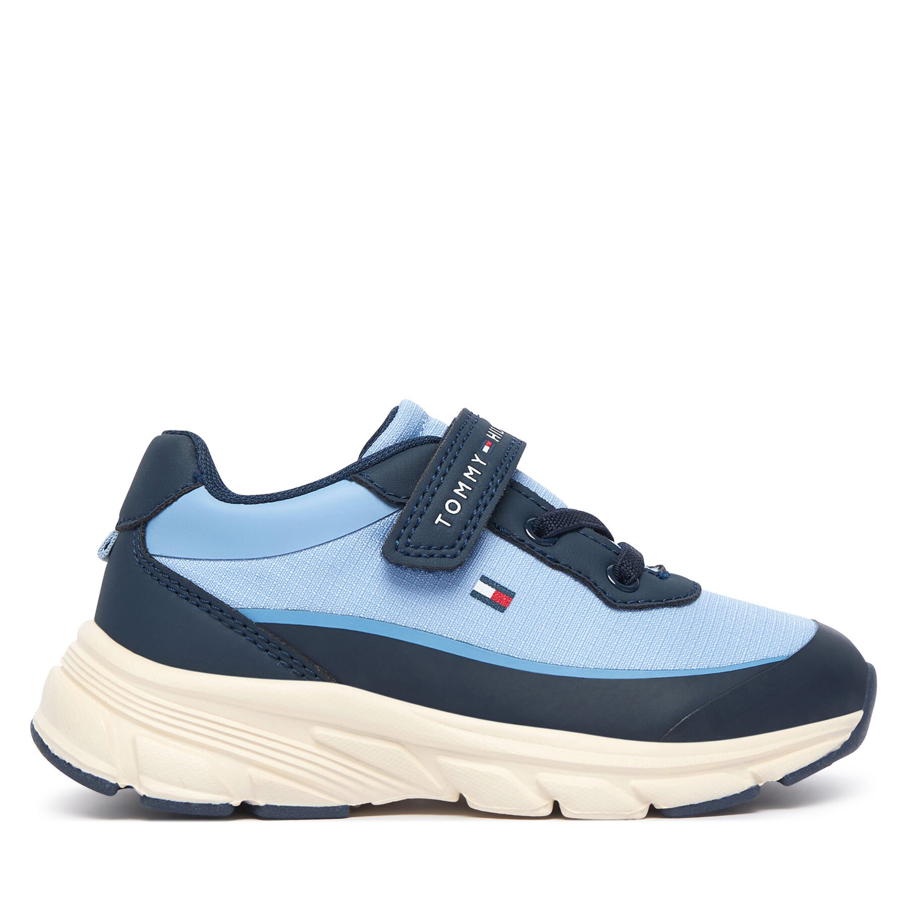 Tommy Hilfiger Сникърси Low Cut Lace-Up/Velcro Sneaker T1X9-35260-1844 S