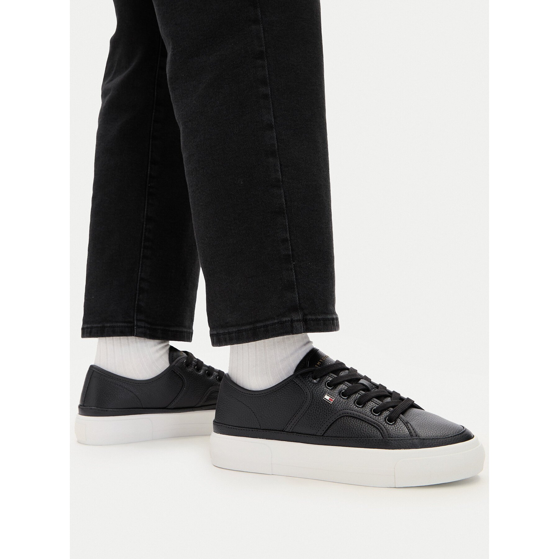 Tommy Hilfiger Сникърси Platform Vulc Piping Ltr FW0FW09393