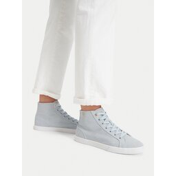 Tommy Hilfiger Сникърси Th Chic Low Profile Mid Cut FW0FW09356 Светлосиньо