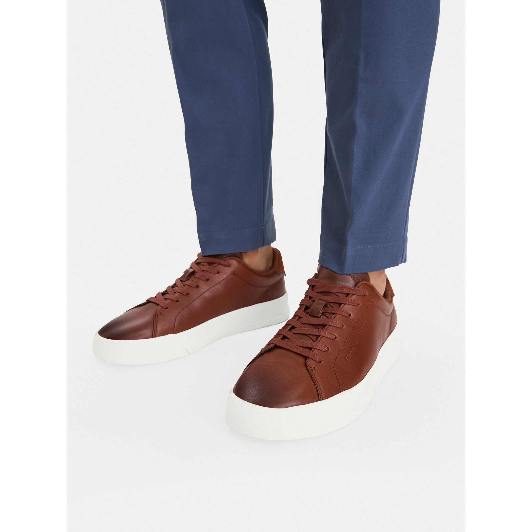 Tommy Hilfiger Сникърси Th Court Core Cognac FM0FM05729