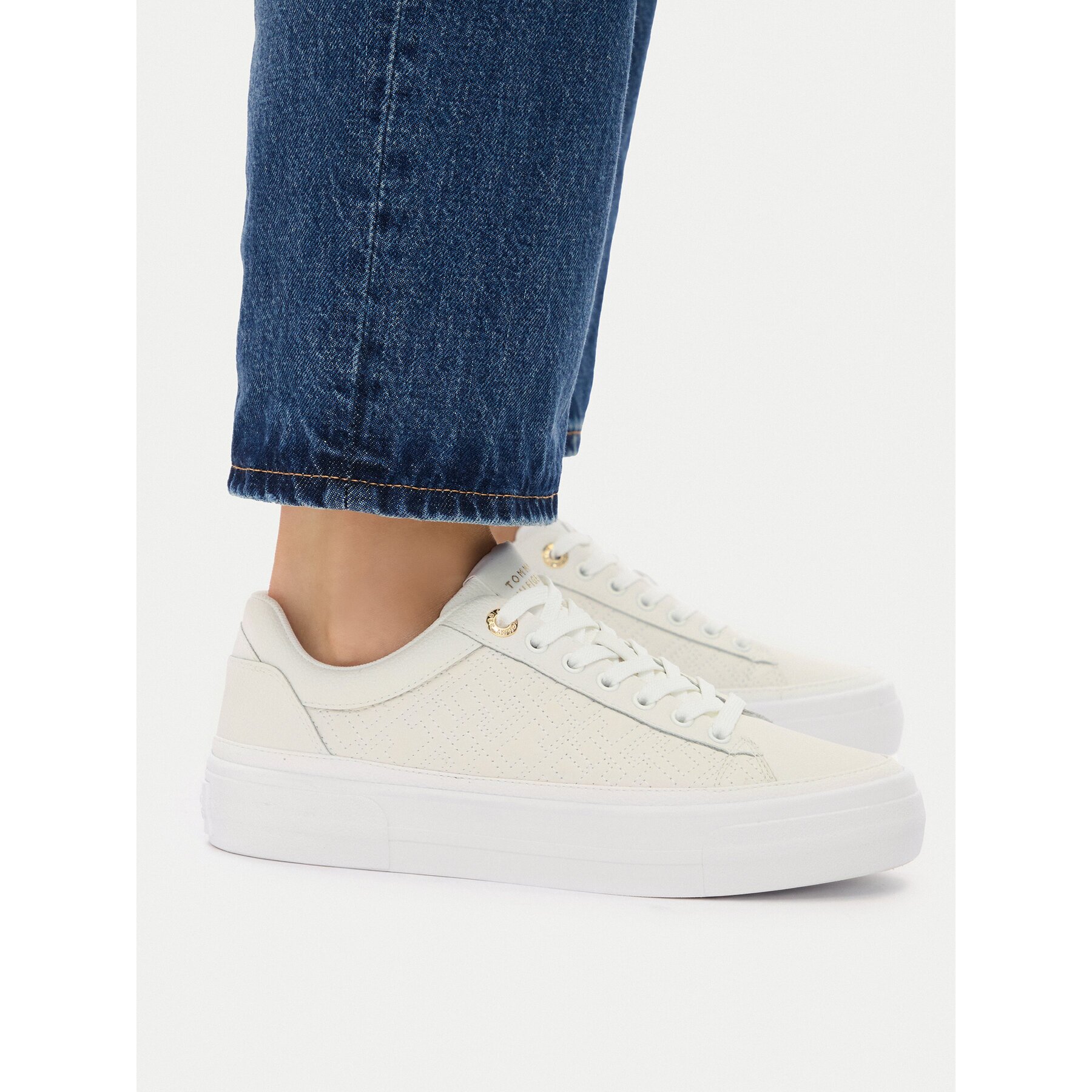 Tommy Hilfiger Сникърси Th Platform Sneaker Quilted FW0FW09265